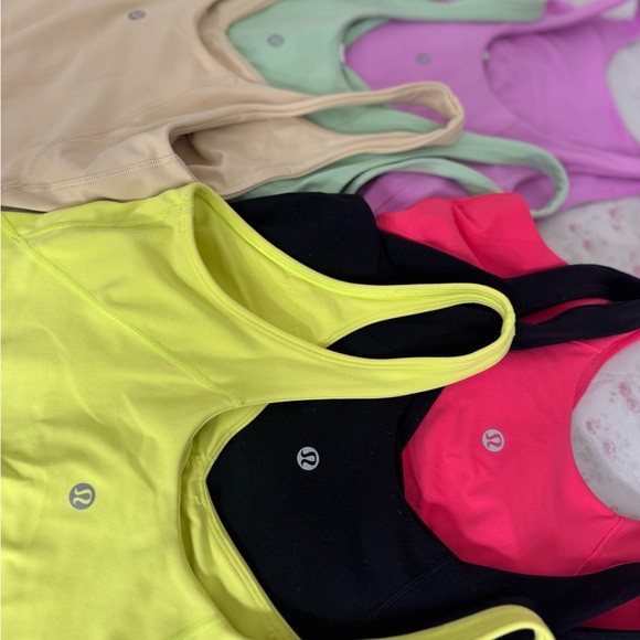 lululemon align Tank Tops - Black, Green, Yellow, Pink, Red, Beige - Picture 4 of 6